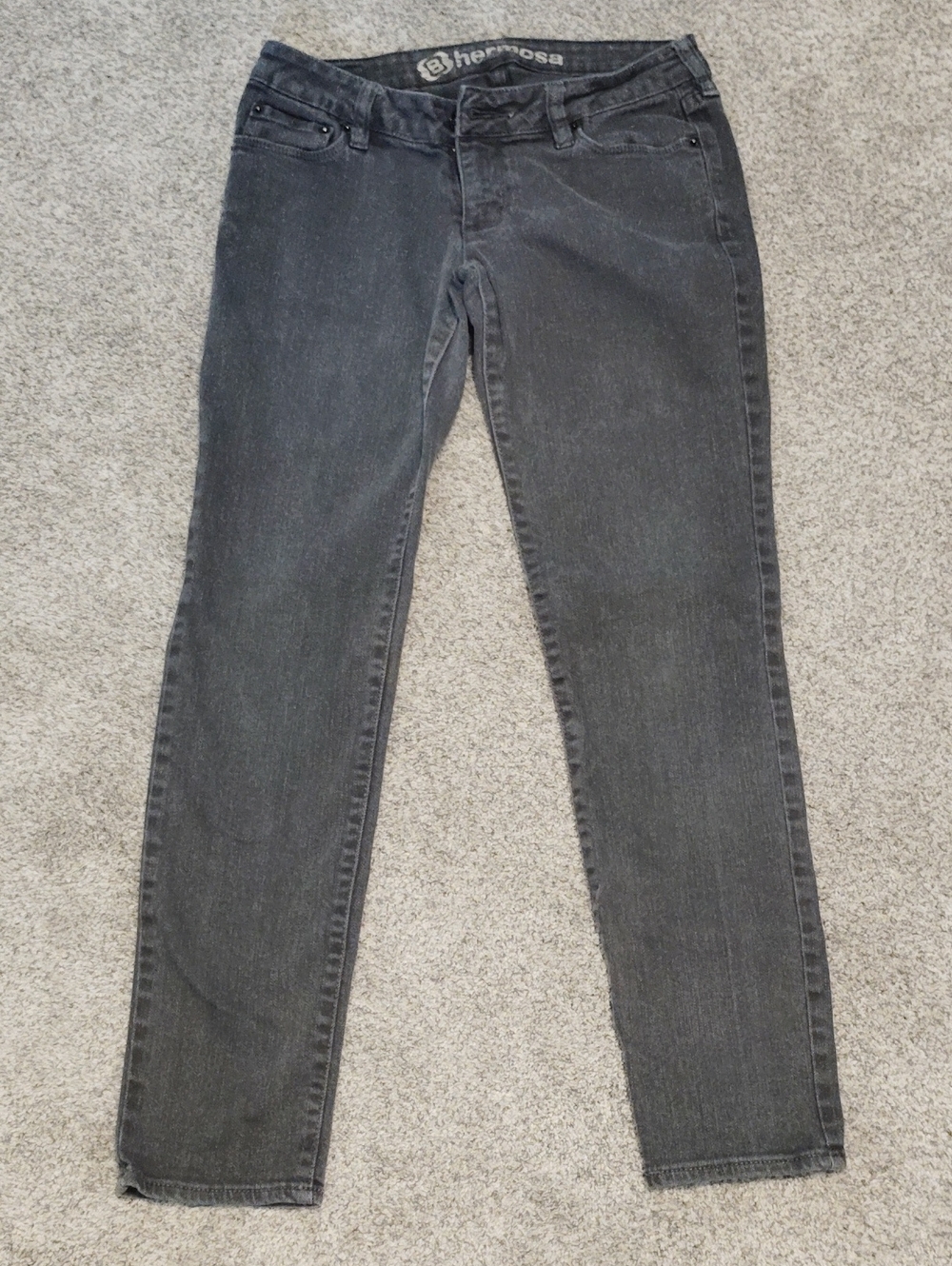 Charcoal Gray Skinny Jeans — Women’s Slim Fit
